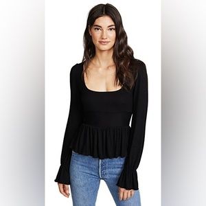 Stone Cold Fox Ernest Blouse in black